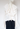 Alexander McQueen ruffle poplin blouse in white cotton, Resort '25 - worn/try-on view