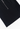Chanel vintage knee skirt in black wool fabric with CC Chain Belt, 1998 - stitching detail