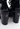 Chanel boots in black patent leather with silver-tone chain, 2013 - back view