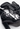 Chanel boots in black patent leather with silver-tone chain, 2013 - side profile
