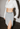 Chanel vintage jersey skirt in grey cotton with slit, 1998 - worn/try-on view