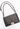 Chanel Paris-Dallas Rare Boy Embossed bag in chocolate brown leather with silver-tone clasp and chunky chain strap - angled view