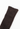Louis Vuitton heels in chocolate hue patent leather with a ribbed wool leg warmer - material/texture close-up