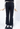 Christian Dior John Galliano black side lace up pants, F/W 2002 - back view