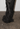 Cult Gaia Raisa feather gown in black - material/texture close-up