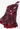 Di Petsa melted mini dress in burgundy metal effect fabric - angled view