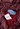 Di Petsa melted mini dress in burgundy metal effect fabric - material/texture close-up