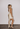 Dolce and Gabbana scarf dress in cream silk, 2002 - side view
