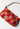 Fendi embroided baguette bag in multicoloured tactile finish with gold-tone FF clasp - back view