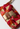 Fendi embroided baguette bag in multicoloured tactile finish with gold-tone FF clasp - hardware close-up