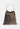 Fendi handle bag in brown and black Zucca motif canvas with gold metal ring handle - front view