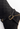 Gucci Tom Ford knee boots in black GG monogram canvas with with leather harness straps, anchored by gold-tone horse bit hardware and fine chain - hardware close-up