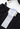 Gucci vintage bikini set in black with a pearl-beaded halterneck strap - label close-up