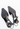 Gucci x Tom Ford slingback heels in black leather with crystal "G" logo, 1998 - back view