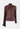Hermès Margiela Era vintage scarf shirt in brown silk - front view