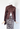 Hermès Margiela Era vintage scarf shirt in brown silk - worn/try-on view