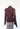 Hermès Margiela Era vintage scarf shirt in brown silk - back view