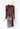 Hermès Margiela Era vintage scarf shirt in brown silk - worn/try-on view