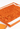 Hermes vintage Gaultier lace scarf in orange, 2006 - angled view