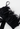 La Perla feather bra top in black cotton blend - material/texture close-up