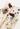 Oscar de la Renta top in hand embroided flower top nude tulle - material/texture close-up