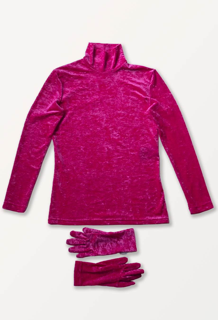 Pink velvet turtleneck on sale
