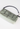 Prada vintage bag in beaded soft sage silk - angled view