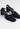 Prada Vintage technical slingback heels in black fabric - angled view