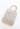 BVLGARI mini bag in champaigne and silver crystal with gold serpentine strap - angled view