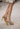 Chanel Cruise Parthenon Grecian heels in gold metallic leather, 2018 - worn/try-on view