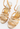 Chanel Cruise Parthenon Grecian heels in gold metallic leather, 2018 - material/texture close-up