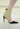 Chanel sock heels in beige and chocolate brown leather, 2000 - worn/try-on view