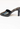Chanel mules in black patent leather with engraved ‘CC’ logo - side view