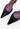 Chanel perforated heels in black supple leather with subtle tonal interlocking CC logo - top view