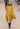 Chloé ruffle top in mustard silk, 1970 - worn/try-on view