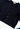 Chloe cardigan in black plush wool and cashmere blend in deep classic navy with antique-finish dome buttons, 2024 - angled view