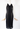 Christian Dior Galliano Era midi dress in sheer black mesh and trimmed with glittering vertical lace panels, 2002 - worn/try-on view