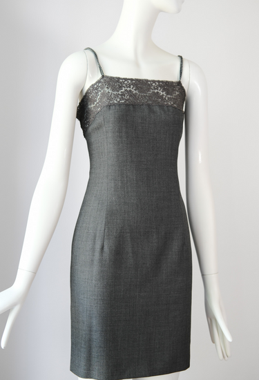 Christian Dior x John Galliano F/W 1997 Mini Dress Beaded Straps