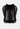 Dolce & Gabbana corset ruffle top in sculpted ivory-toned corset layered in sheer black chiffon, 2000s - front view