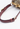 Dolce & Gabbana handbag in gold embroidered mosaic lion with polished gold-tone metal frame and kiss-lock clasp and a burgundy top handle - strap/handle detail