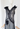 Dolce & Gabbana maxi layered gown in black chiffon and satin - material/texture close-up