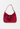 Fendi mamma bag in red suede with FF buckle, 2000s - front view