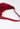 Fendi mamma bag in red suede with FF buckle, 2000s - strap/handle detail