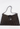 Fendi shoulder bag in black and brown monogram canvas with leather strap, 2000s - front view