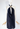 Ferragamo halter neckline dress in black silk with a sculptural gold-tone sphere - worn/try-on view
