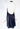 Ferragamo halter neckline dress in black silk with a sculptural gold-tone sphere - back view
