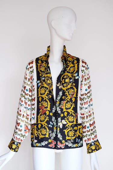 Gianni Versace S/S 1995 Butterfly Shirt
