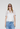 Gucci Cruise shirt in white macrame, 2025 - worn-try-on view
