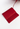 Gucci vintage coin pouch in red satin - front view