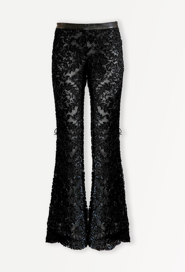 Gucci x Tom Ford F/W 1999 Ad Campaign Lace Pants in Black